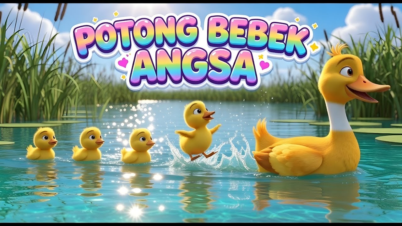 bebek Kwek Kwek | POTONG BEBEK ANGSA | lagu anak populer | lagu anak sepanjang masa | bebek berenang
