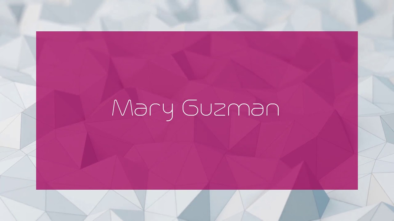 Mary Guzman - appearance