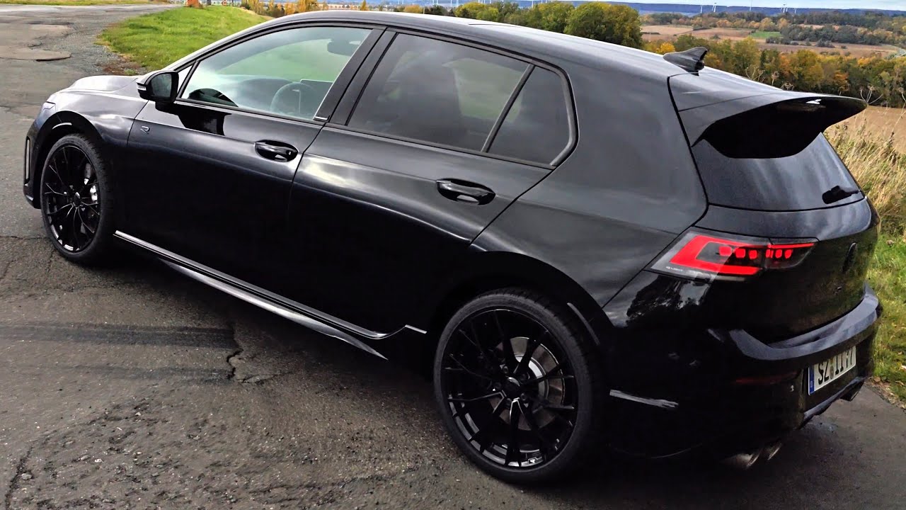 MK8.5 Golf R Black Edition Launch Control + Autobahn Top Speed!