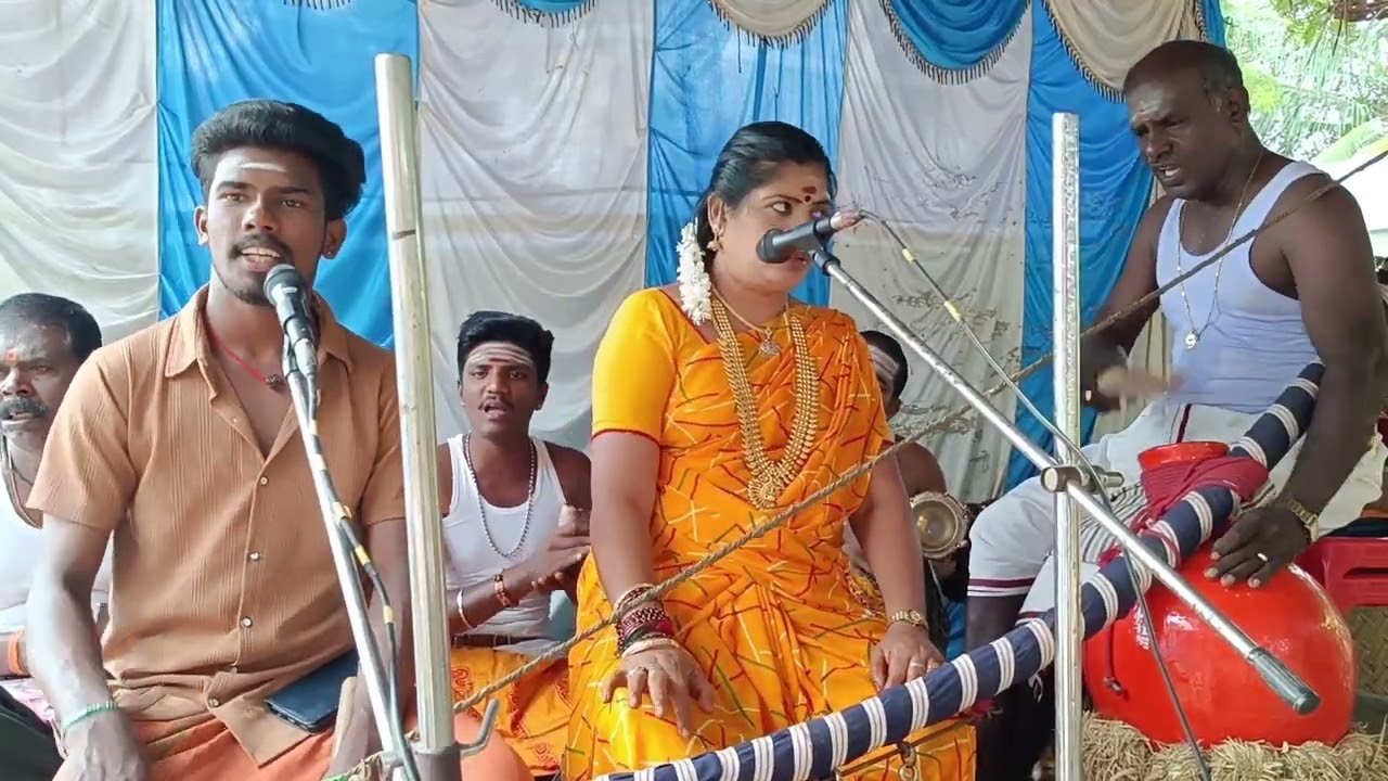 இரு அண்ணாவிகள் வில்லுப்பாட்டு வல்லம் மாரியம்மாள் & தாளையூத்து சரவணா இணைந்து கலக்கல் வில்லுப்பாட்டு