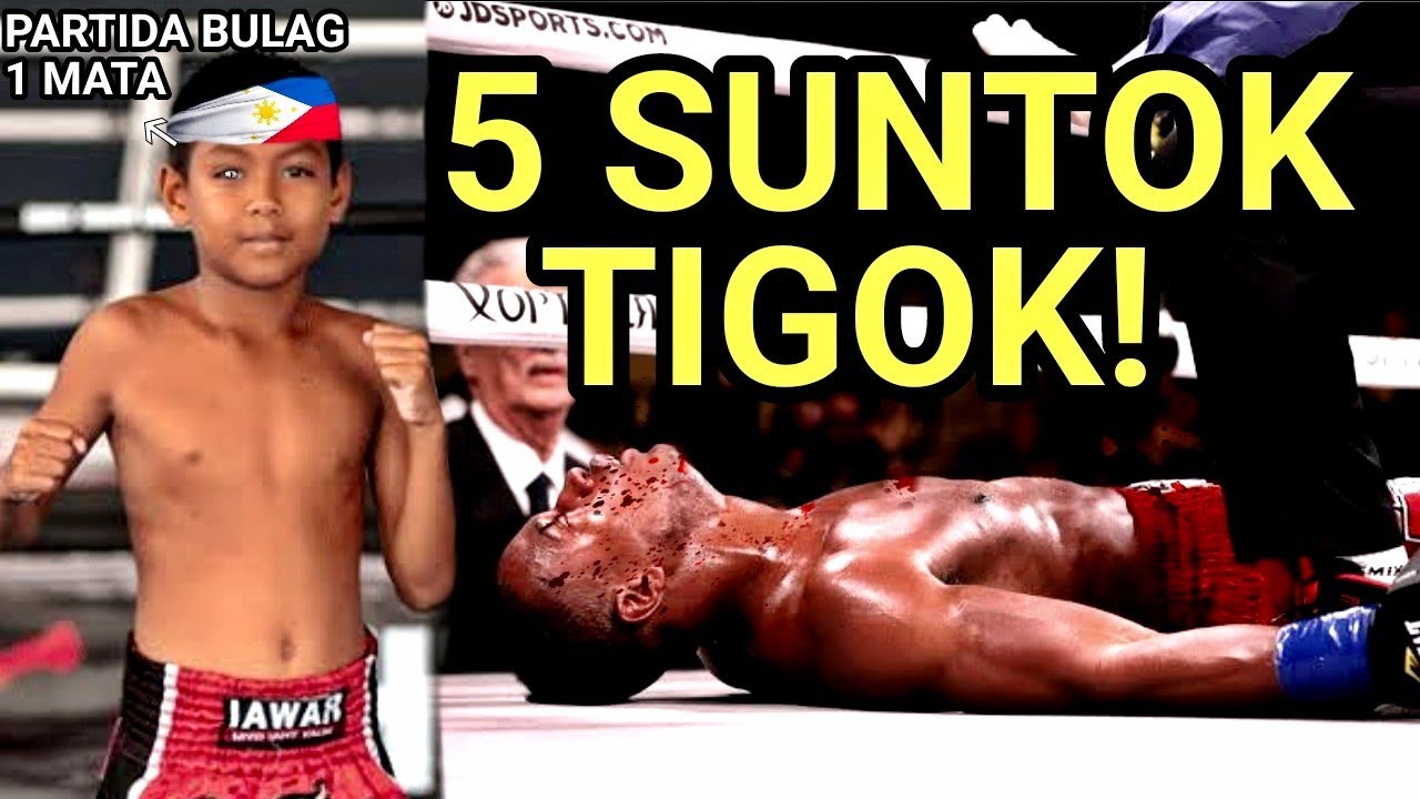 BATANG PINOY, 5 SUNTOK NATIGOK ANG HAMBOG NA AFRICANO❗ANLALA NG SINAPIT PINA...