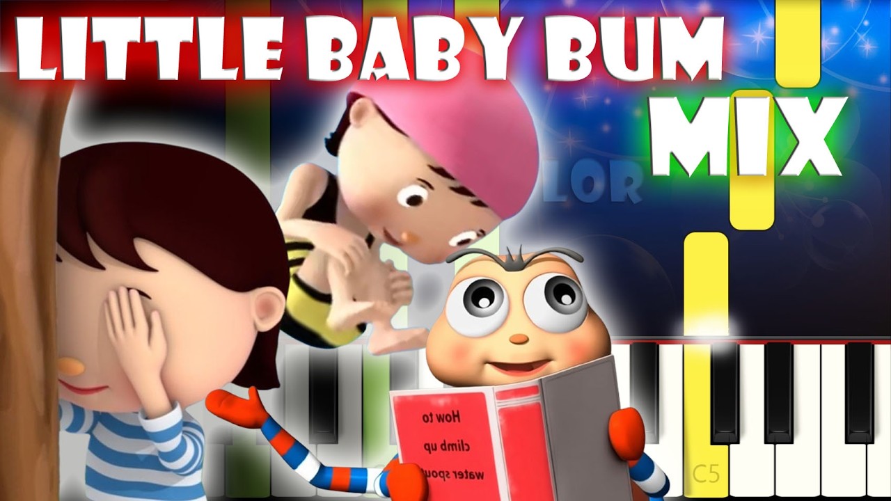 Little Baby Bum Piano MIX | Three Beautiful Songs | Kids Songs on Piano