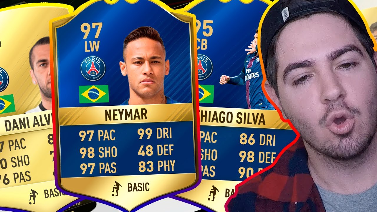 FUT DRAFT TOTS DOS BRASILEIROS - NEYMAR NO PSG?!| LucasdsCordeiro