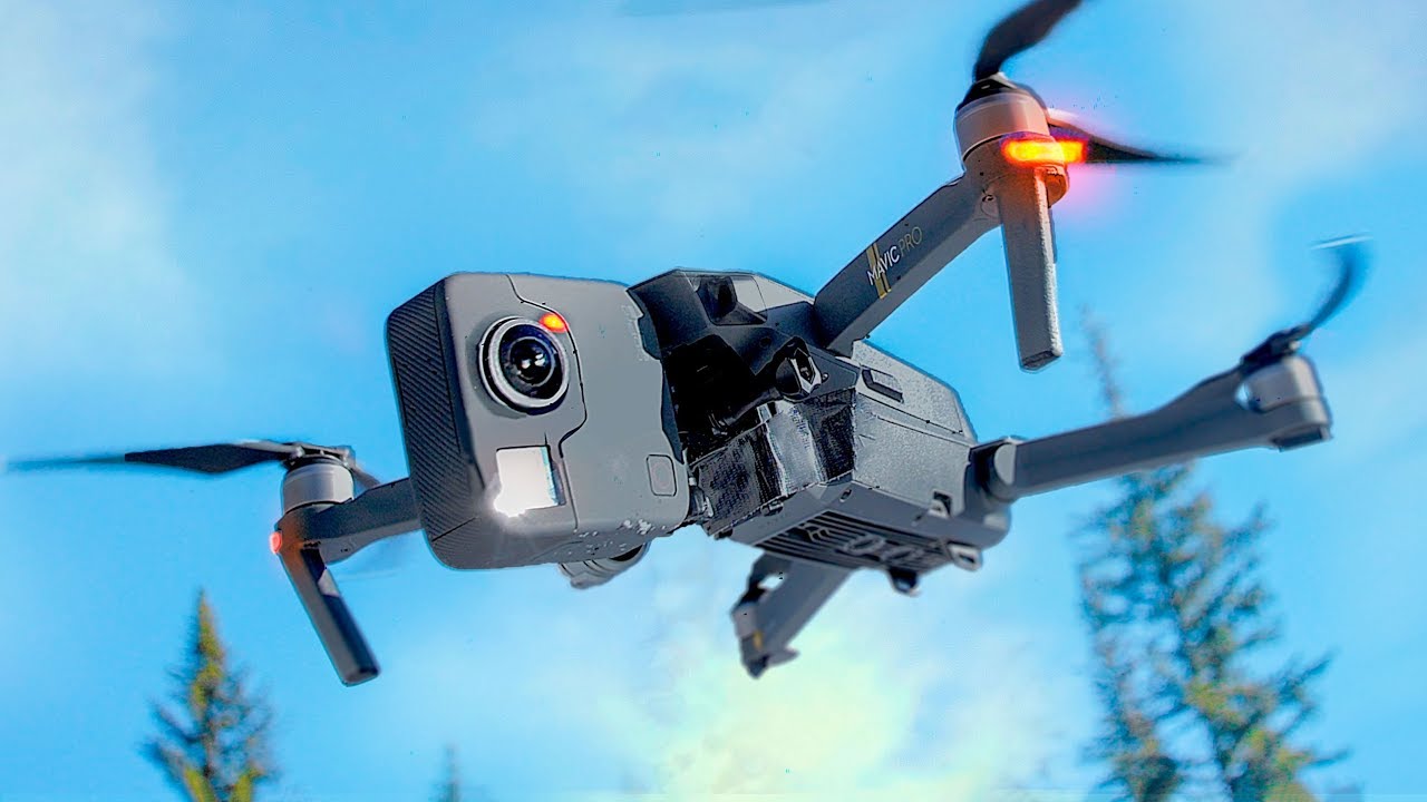 360 GoPro Fusion + DJI Mavic Pro = Best Drone Ever? | TechKaboom