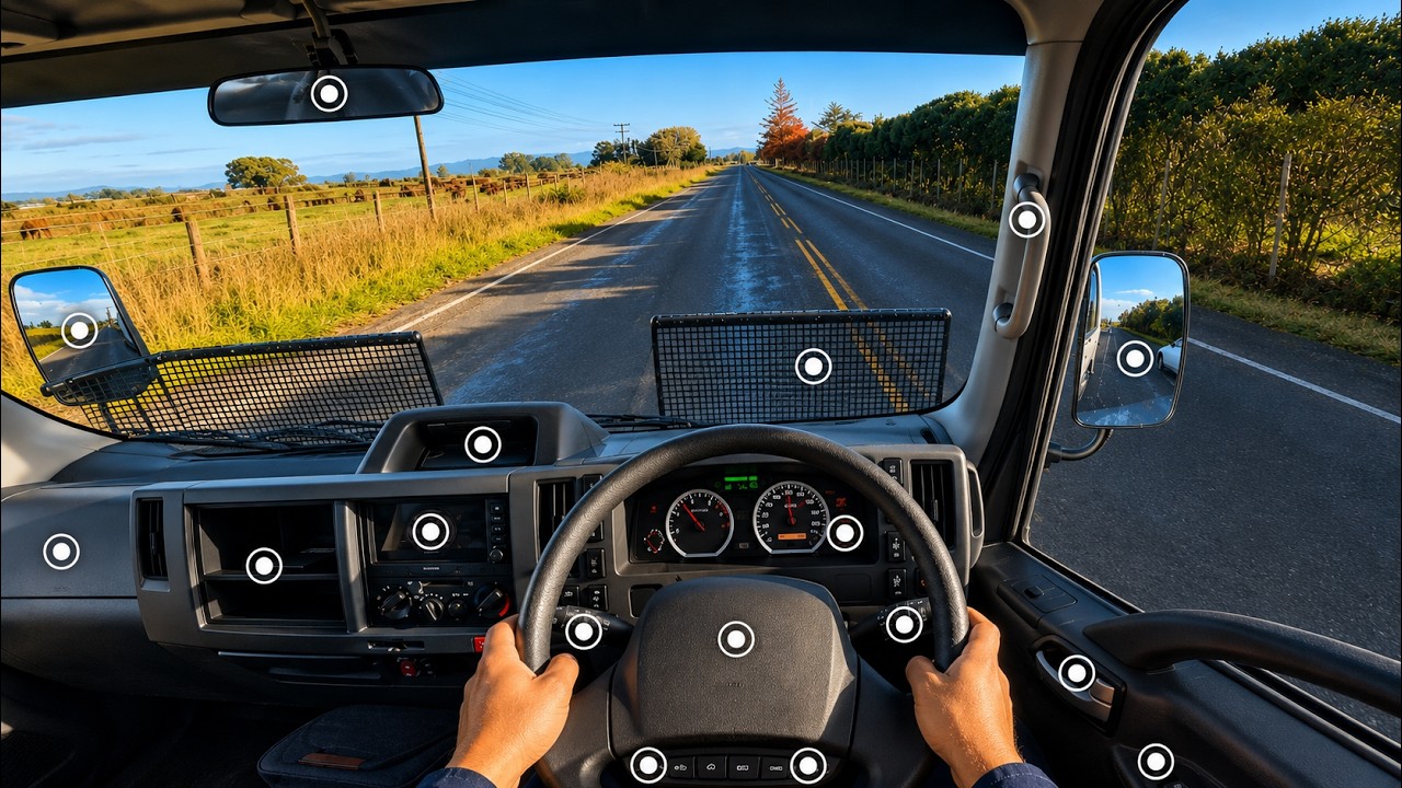 POV Truck Drive: Hamilton to Auckland 🇳🇿 | 4K | Part 1