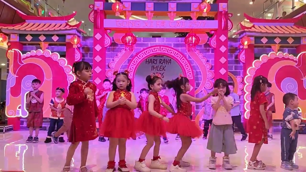 Dance in megamallpontianak (25/03/26) #dance #imlek #pontianak #performance #tk 