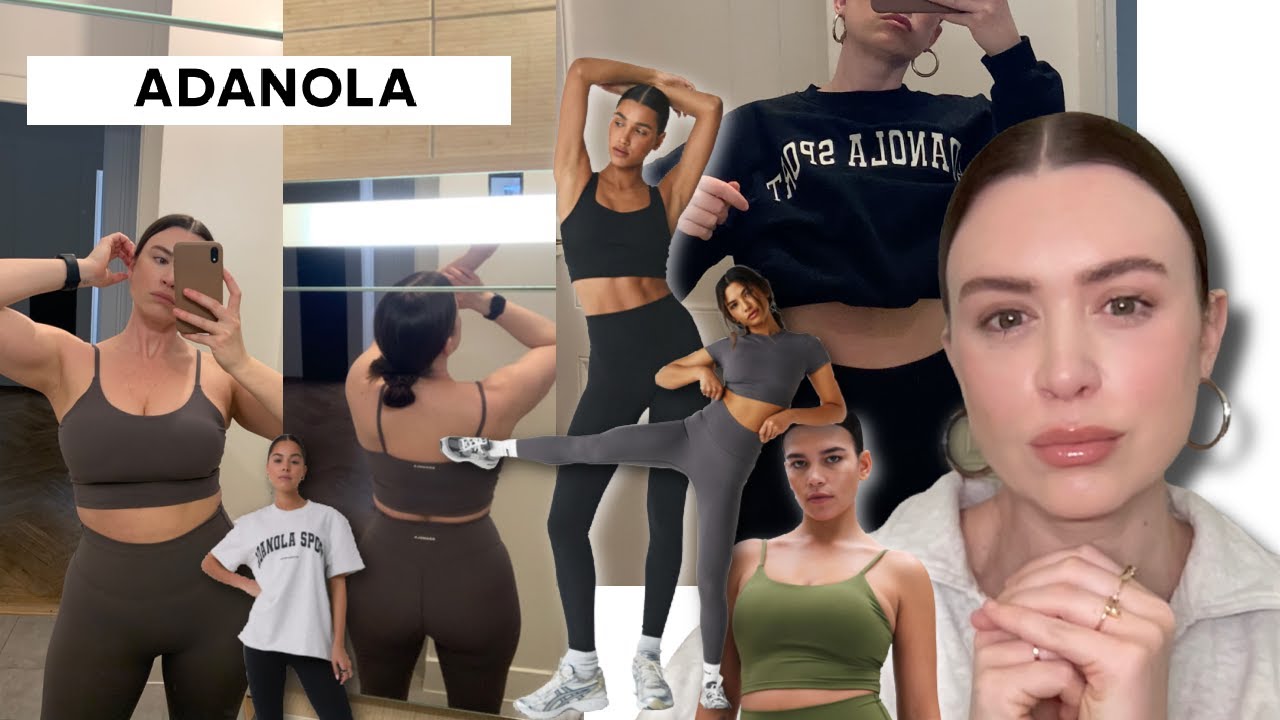 ADANOLA TRY ON HAUL + REVIEW- Leggings, Sweatshirts, Tank Bra and T-Shirt