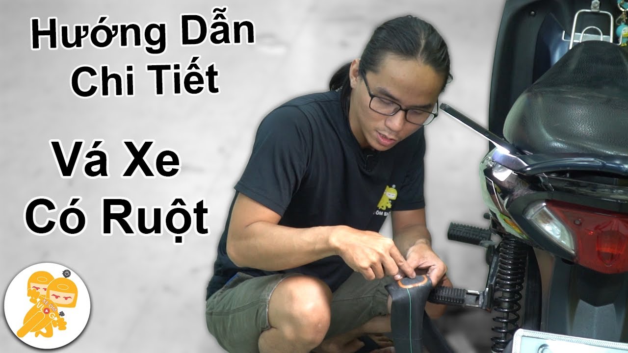 Hướng Dẫn Vá Bánh Xe Có Ruột - XEM PHÁT BIẾT NGAY - Xe Ôm Shop