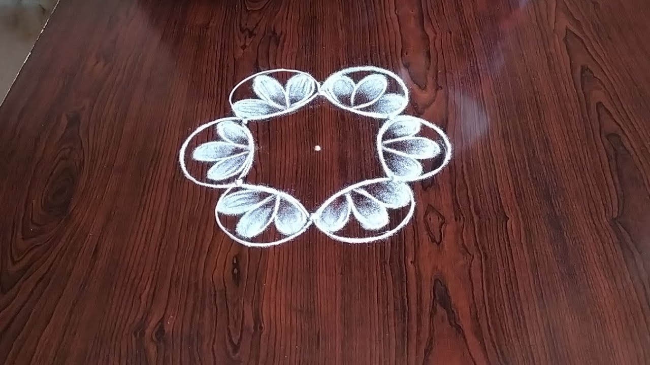 2 easy Friday special Rangoli only (3) dot's...