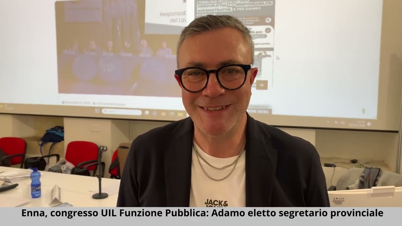 Enna, congresso UIL Funzione Pubblica: Adamo eletto segretario provinciale