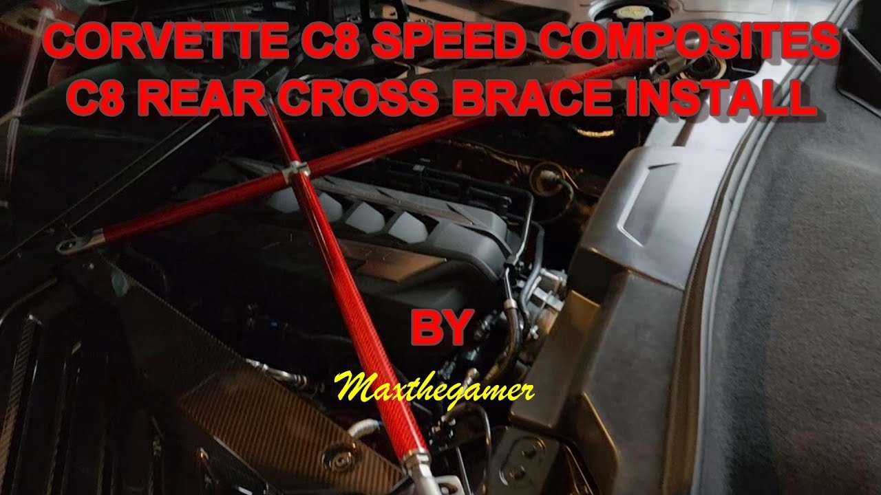 C8 Corvette Speedway Composites Chassis Brace Install