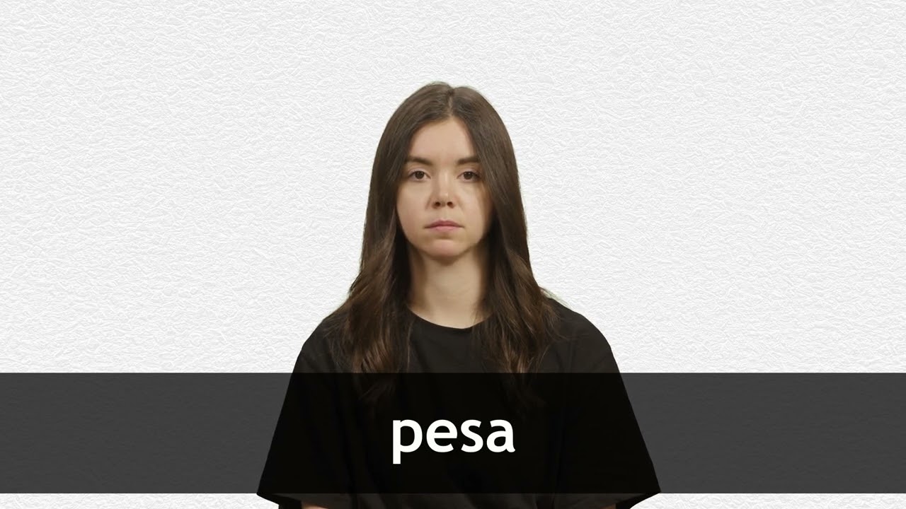 How to pronounce PESA in European Spanish