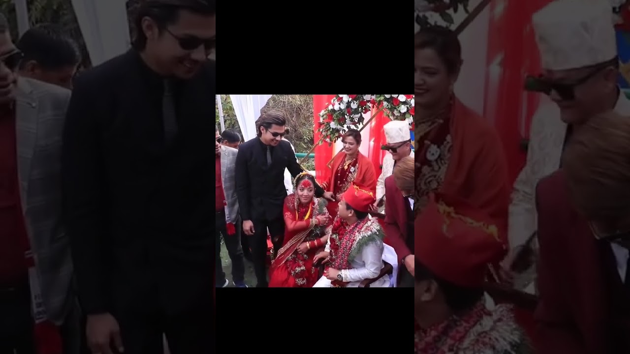 salon Basnet marriage. #anmolkc #salonbasnet #karishmabasnet #sovitbasnet #nepalihero #nepalifilm