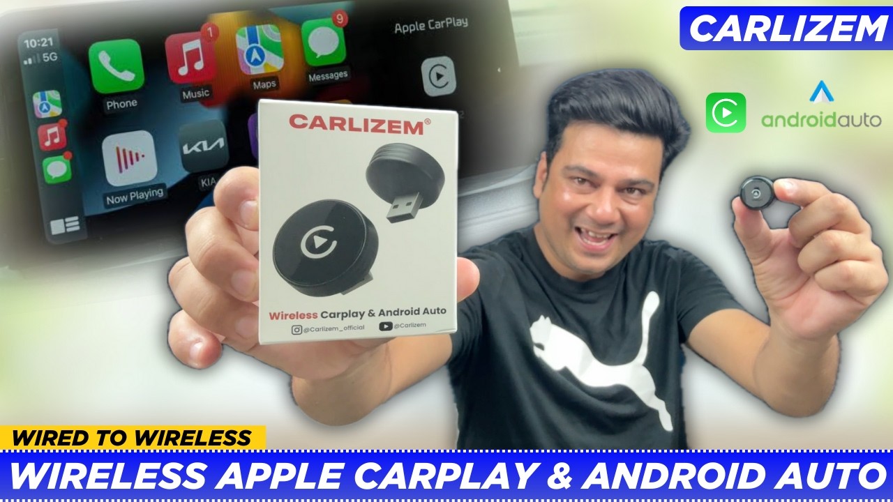 Wireless Android Auto & Apple CarPlay Adapter | Carlizem Wireless Carplay Receiver