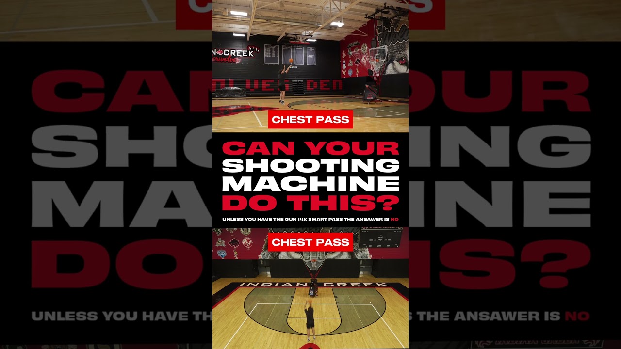 he Only Shooting Machine That Throws Both Bounce and Chest Passes | The Gun 14X Smart Pass