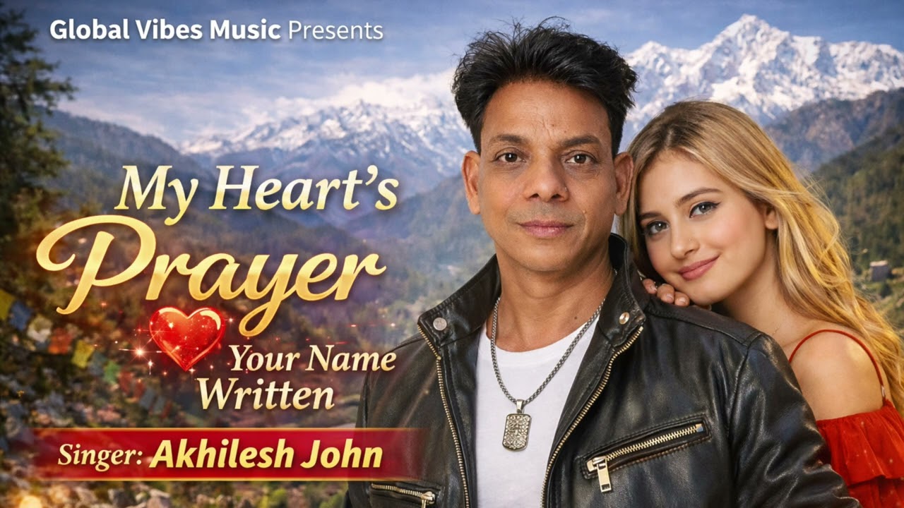 My Heart’s Prayer – Your Name Written ❤️ Emotional Romantic Song Akhilesh John New English Love Song