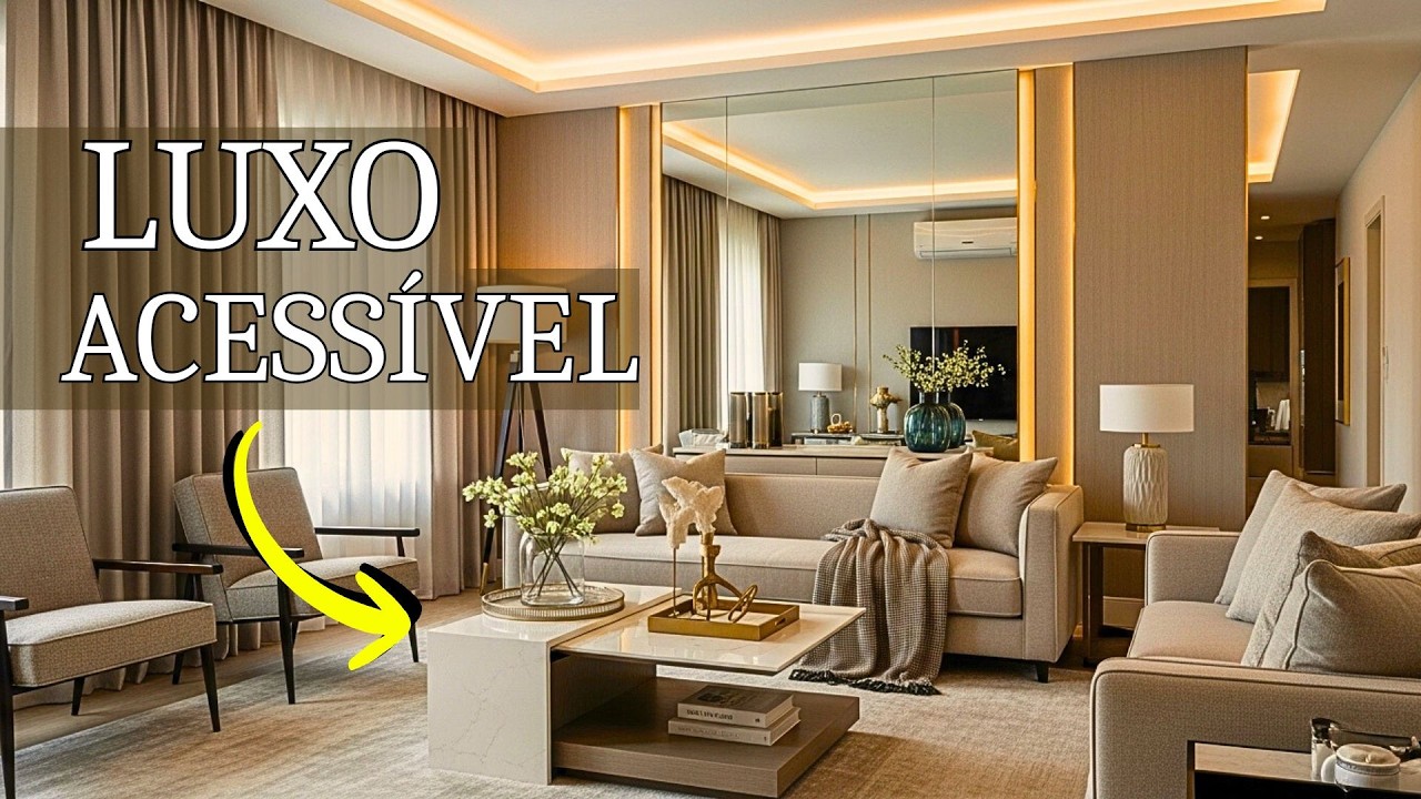 ACHADOS de DECORAÇÃO que Parecem Caros | LUXO Acessível em Móveis para Sala
