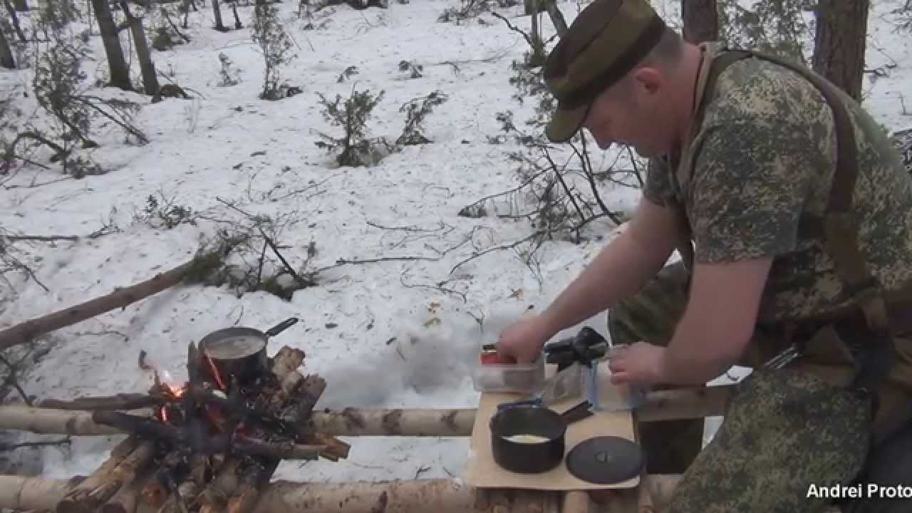 Готовим в походе  Галушки с мясом и булгуром