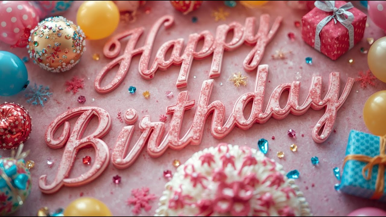 Happy Birthday Song 🎀 | Girly Version