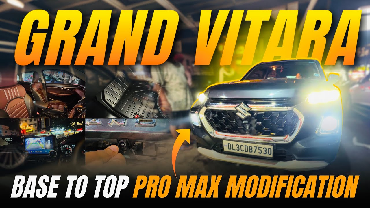 GRAND VITARA MODIFIED WITH PRICE ❤️ ACCESSORIES | #grandvitara #modification #wholesale #karolbagh  