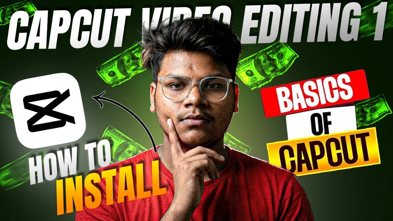 CapCut Download + Basic Editing Tutorial Hindi Proton VPN + Part 1 Chetan Agarwal DS #capcuttutorial