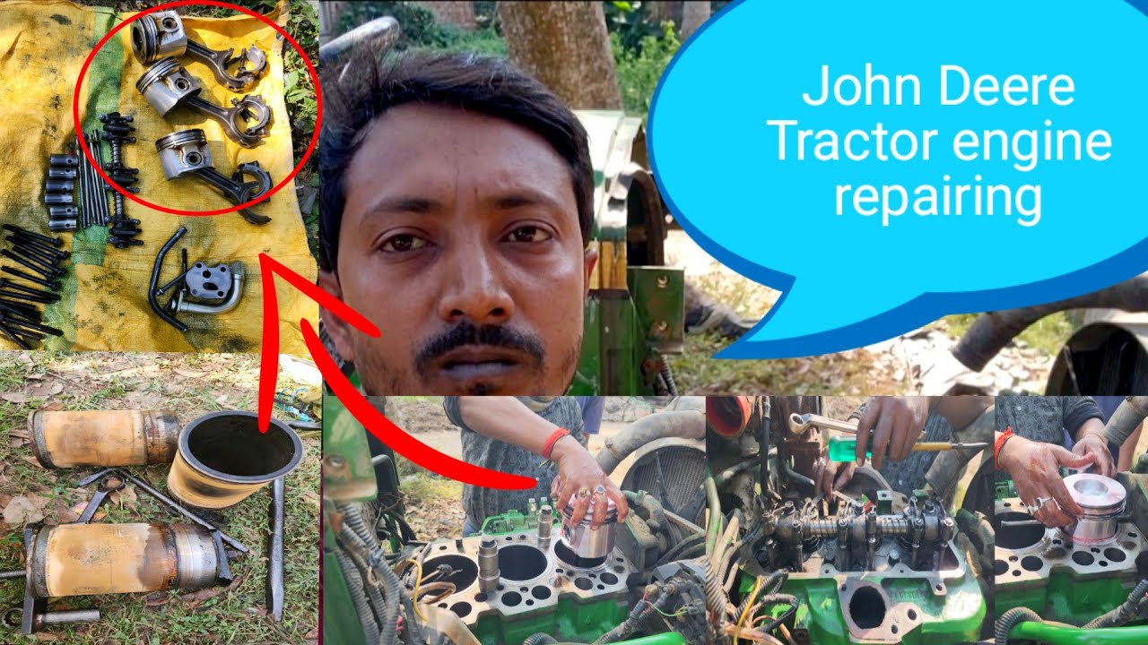 john deere 5050 d turbo engine repairing | john dere engine fitting |john dere tractor engine timing