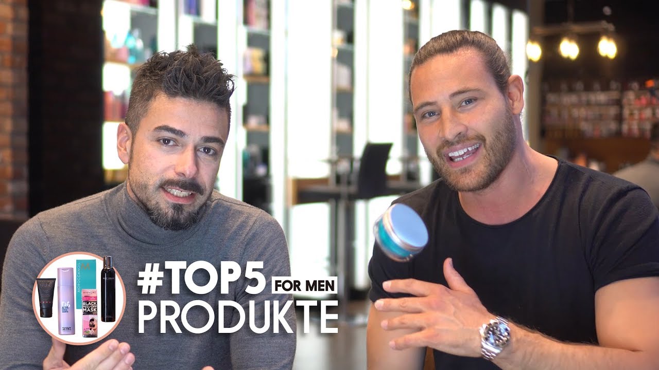 TOP 5 Haarstyling und Pflegeprodukte für Männer