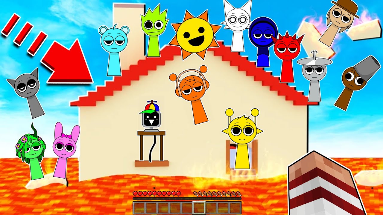 EL SUELO ES LAVA CON LOS SPRUNKI