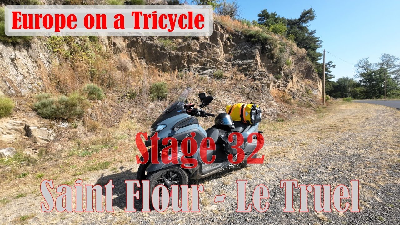 Yamaha Tricity 300 - Europe on a Tricycle - Episode 37: Saint Flour - Le Truel