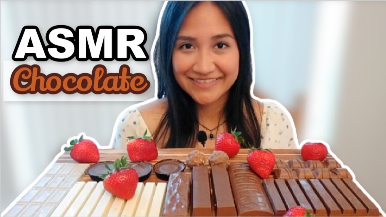 ASMR COMIENDO CHOCOLATES🍫MUKBANG EATING CHOCOLATE KINDER, HERSHEY'S,KIT KAT,FERRERO~ASMRILYN