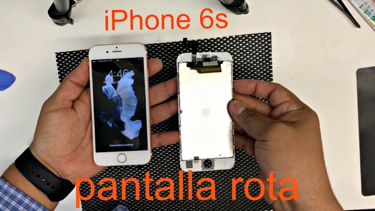 IPHONE 6s broken screen (pantalla rota)