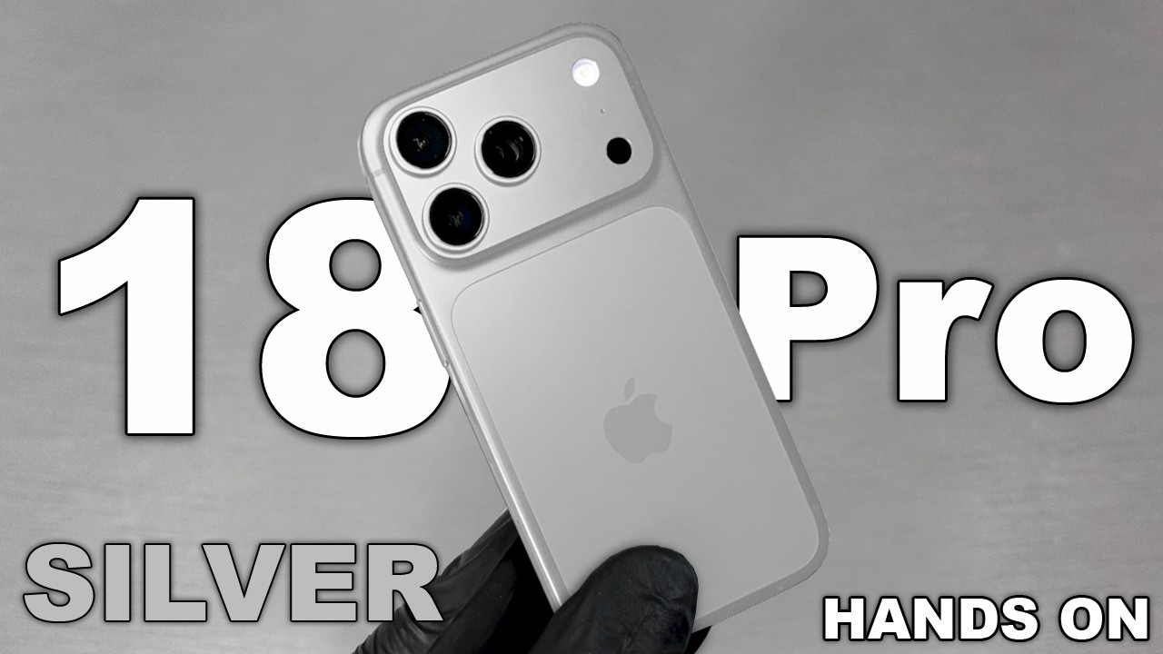 iPhone 18 Pro Hands On and Review Silver Color!