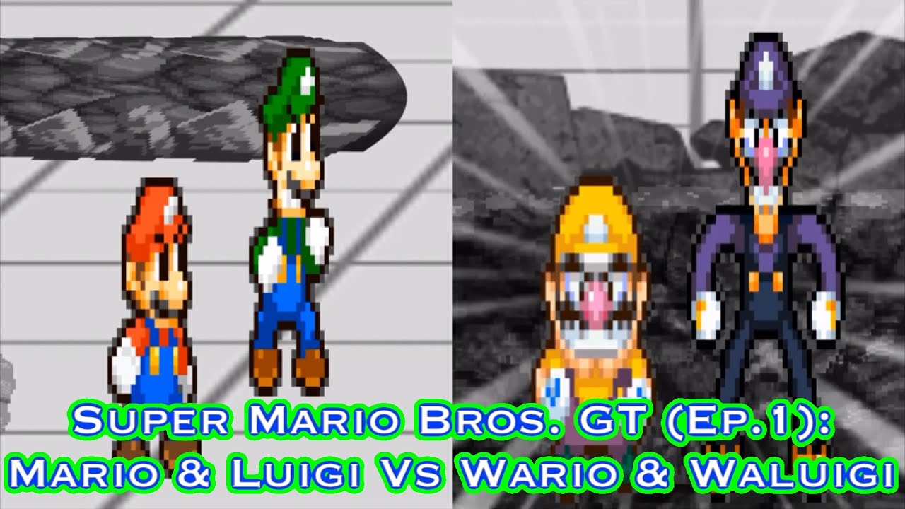 Super Mario Bros. GT (Ep.1): Mario & Luigi Vs Wario & Waluigi