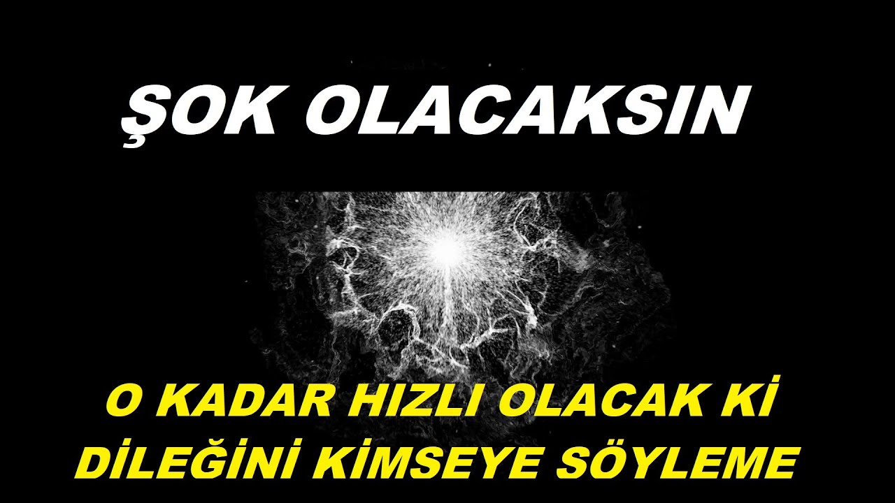 Dileğinin Bu Kadar Çabuk Olmasına Şaşırabilirsin Kimseye Söyleme Sakın. (Meditasyon içerir)