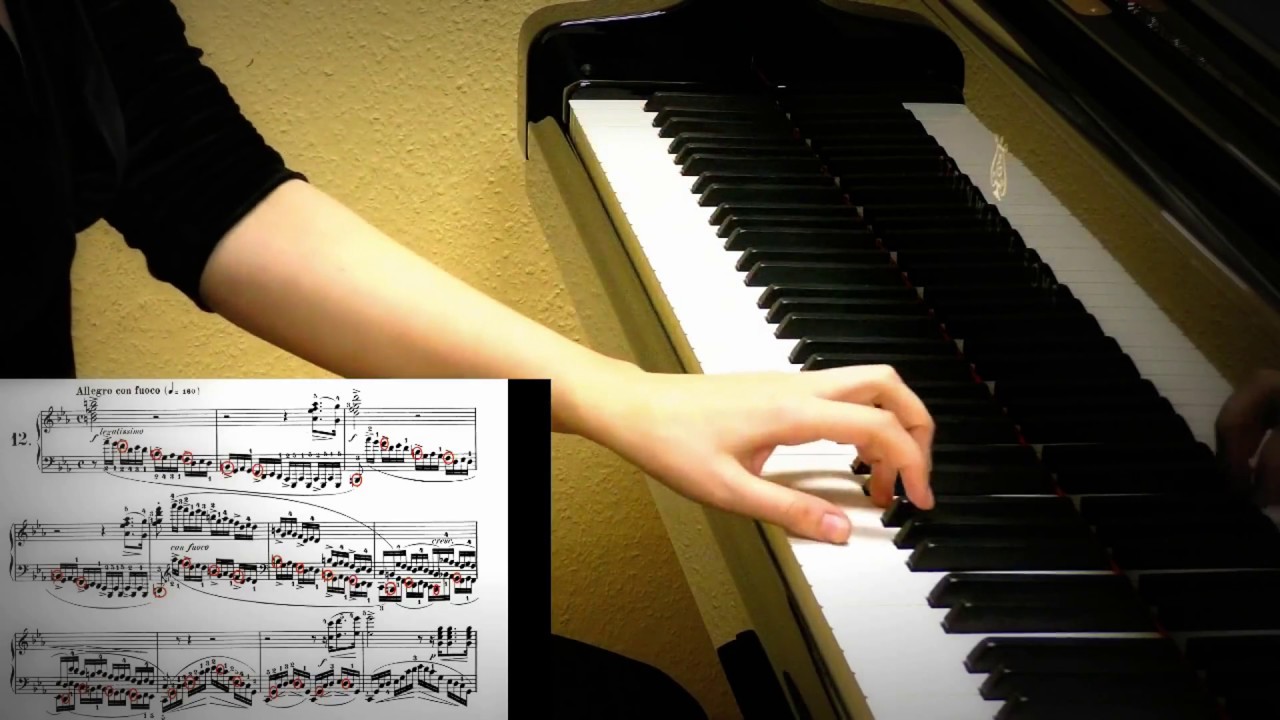 Piano masterclass - Chopin. Etude op 10 no 12 Revolutionary - Advanced piano tutorial