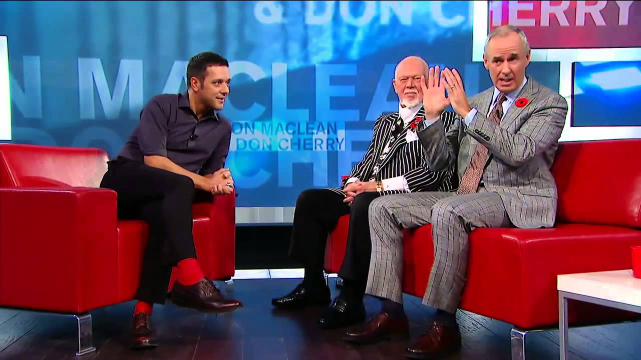 Ron MacLean and Don Cherry