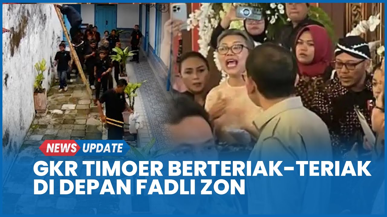 Detik-detik GKR Timoer Rumbai Berteriak-teriak di Depan Menbud Fadli Zon