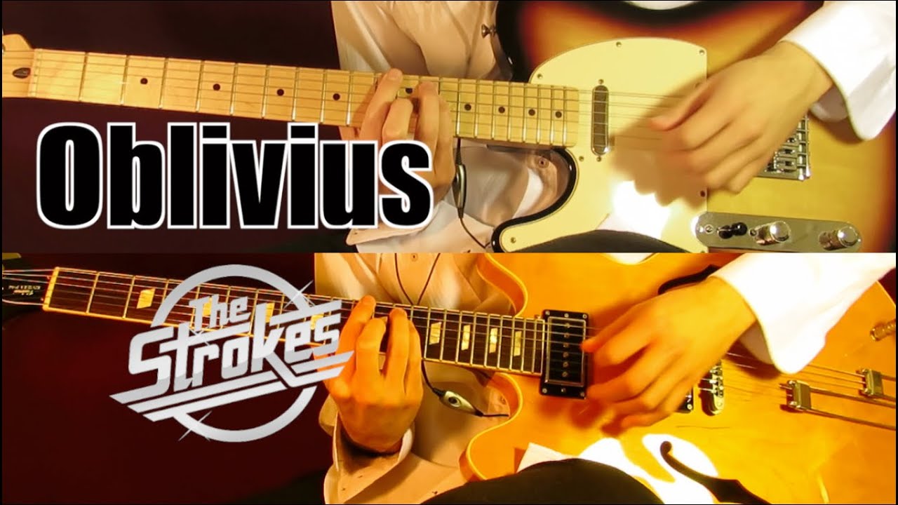 Oblivius - The Strokes  ( Guitar Tab Tutorial & Cover )