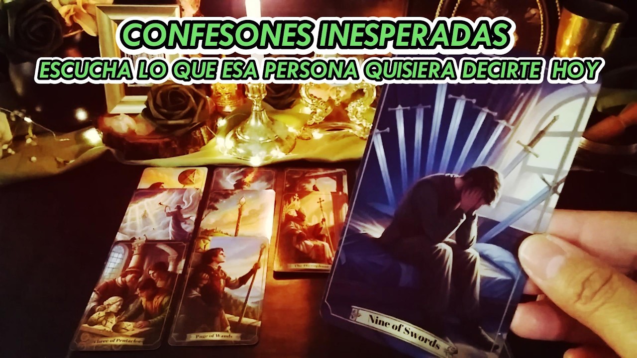 ✨️ CONFESONES INESPERADAS‼️ ESCUCHA LO QUE ESA PERSONA QUISIERA DECIRTE  🗯 ALMAS LLAMAS//Ex's🔥#tarot