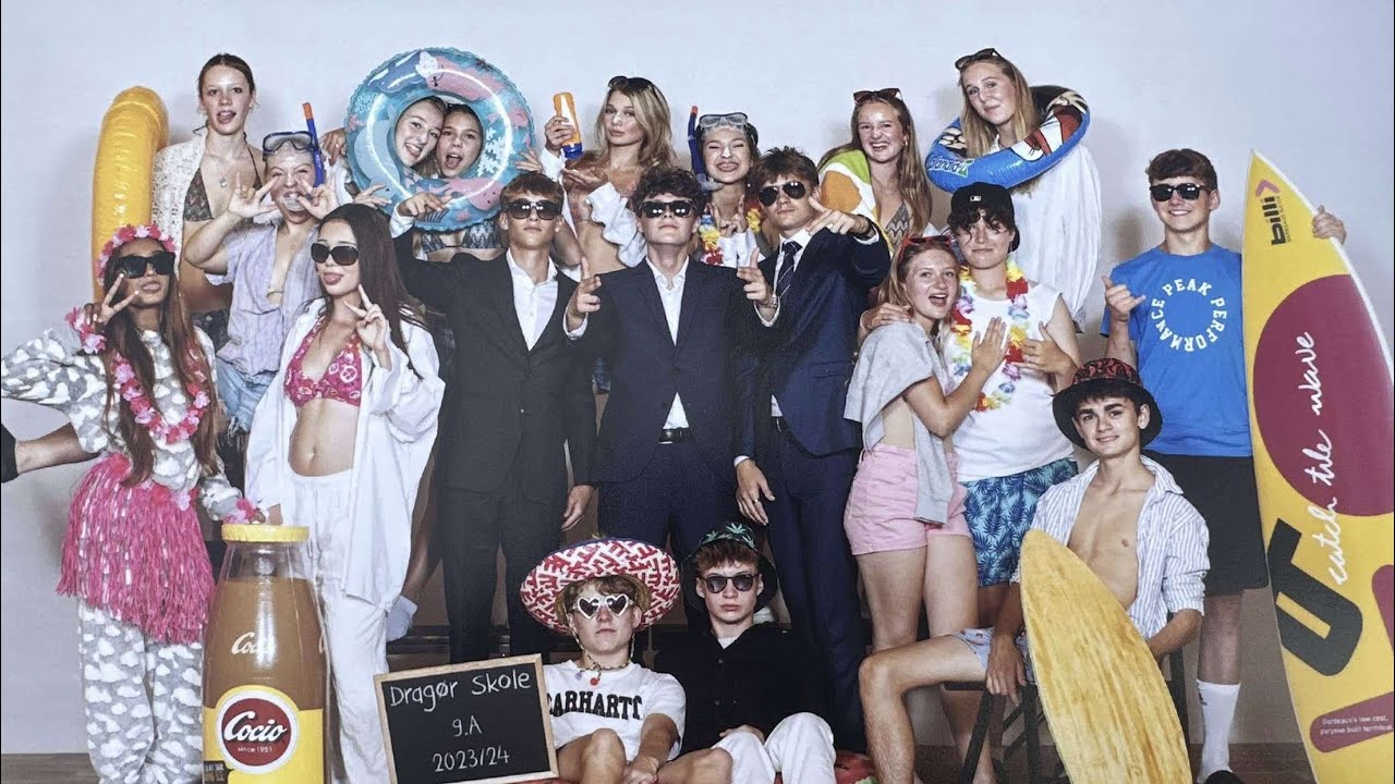 Dragør skole 9.A sidste skole dag normineringer