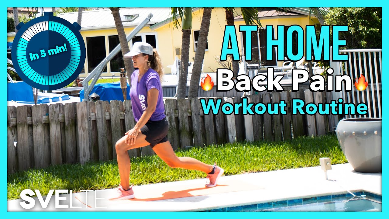 At Home Back Pain Workout Routine (5 Minutes)