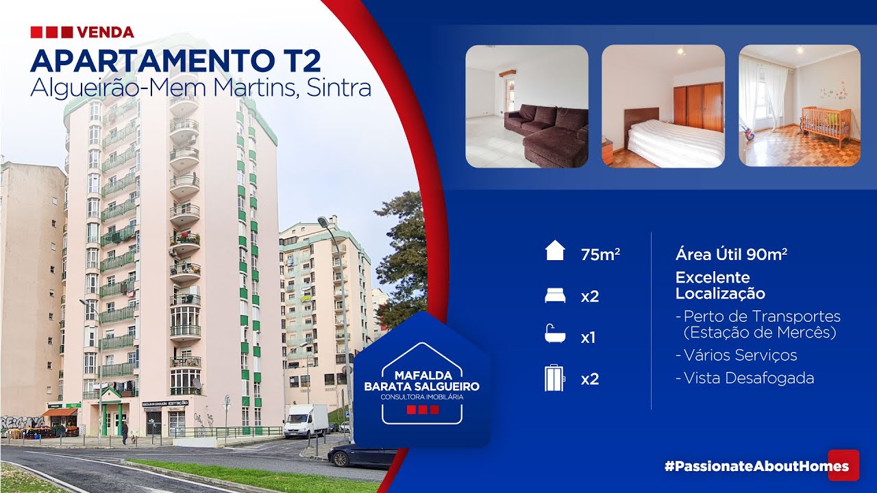APARTAMENTO T2 | Algueir&atilde;o-Mem Martins, Sintra