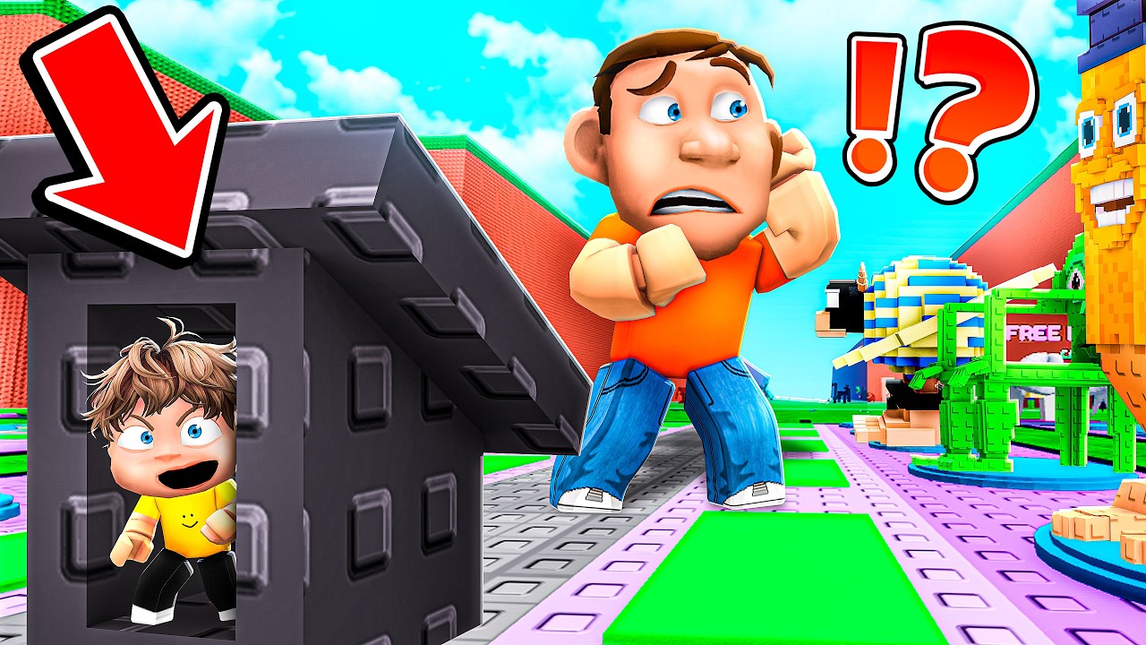Living Inside My DADDY'S Base Until He Notices&hellip; (Escape Tsunami for Brainrots)