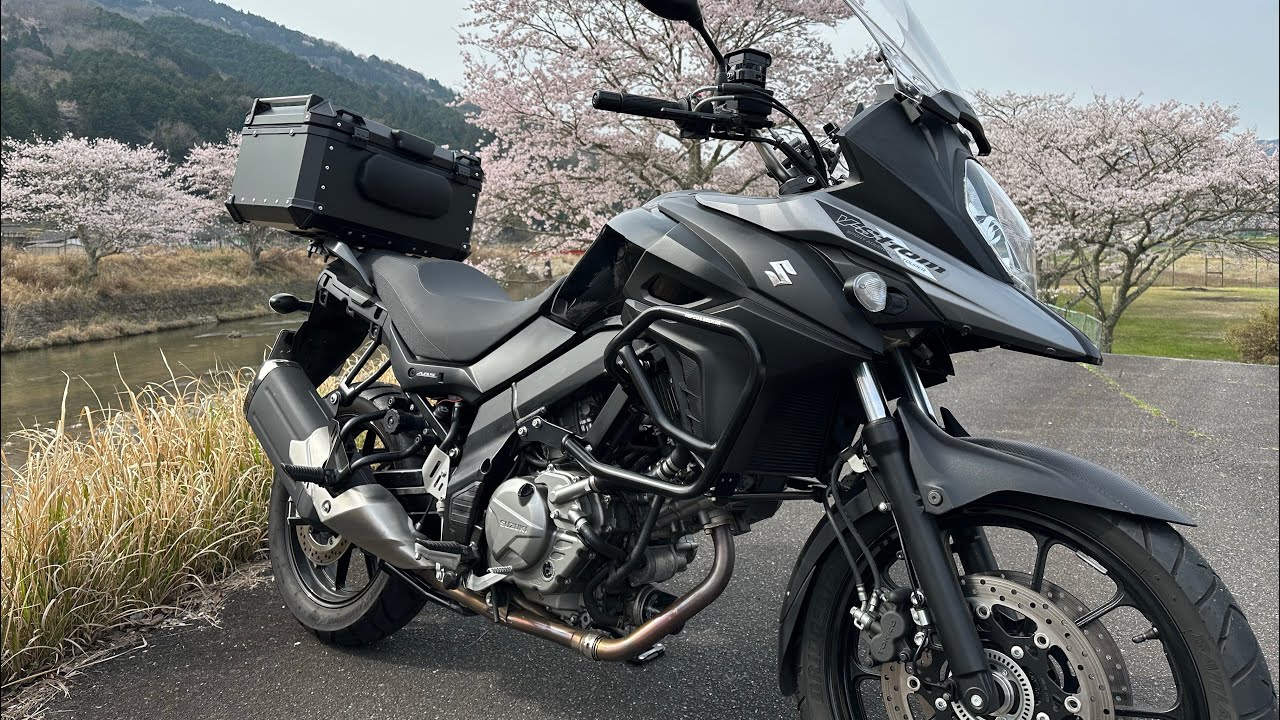 Vスト650でご近所散歩🏍️