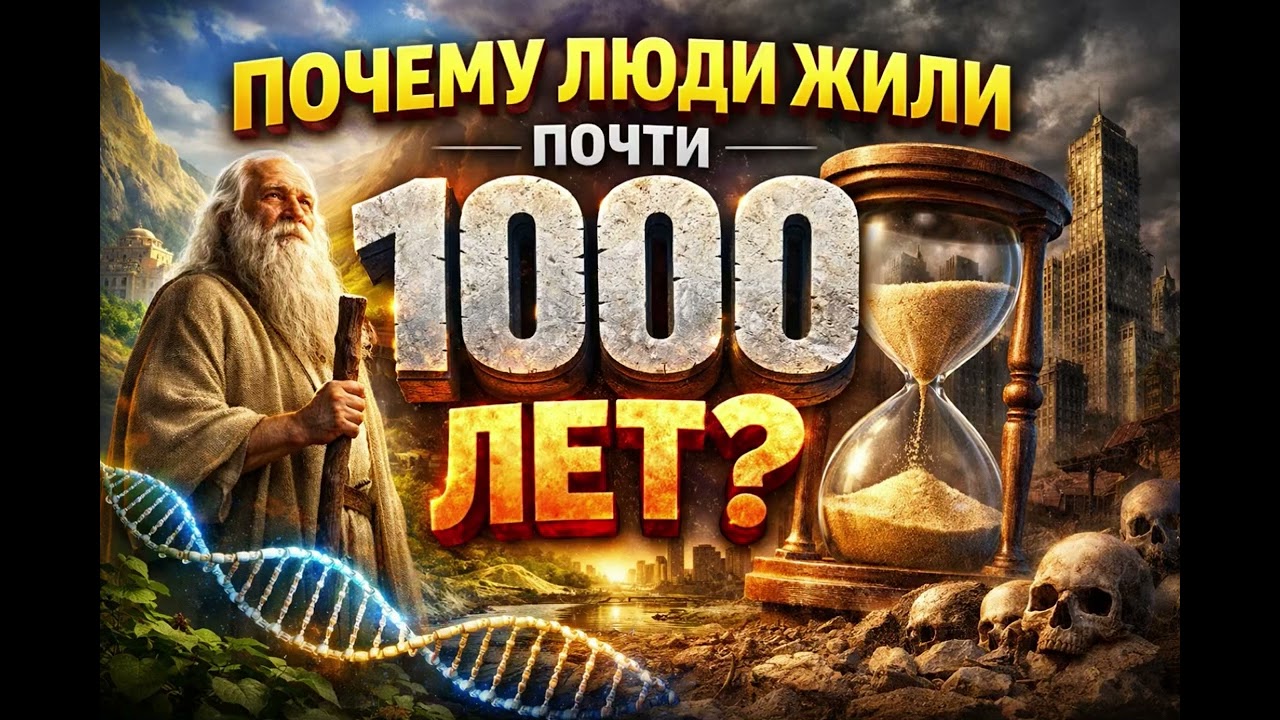 Почему люди жили почти 1000 лет?
