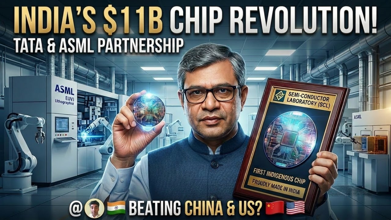 India's $11B Semiconductor Revolution Tata & ASML Beat China, Taiwan, US #semiconductor #asml