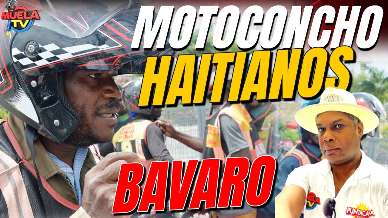 MOTOCONCHO HAITIANOS  - MATA MOSQUITO EN FRIUSA BAVARO - MARCHA DE HIGUEY