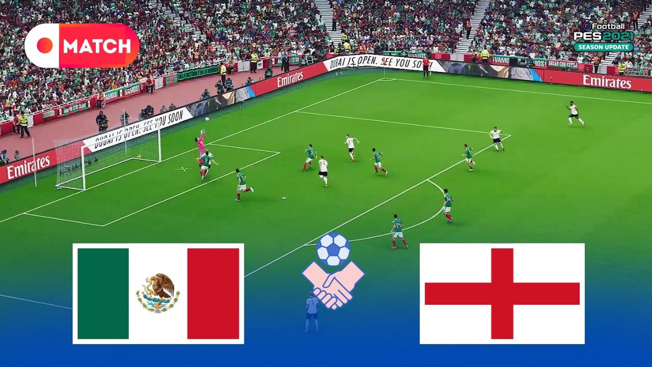 England vs Mexico | World Cup 2026 Full Gameplay Simulation | eFootball PES 2021