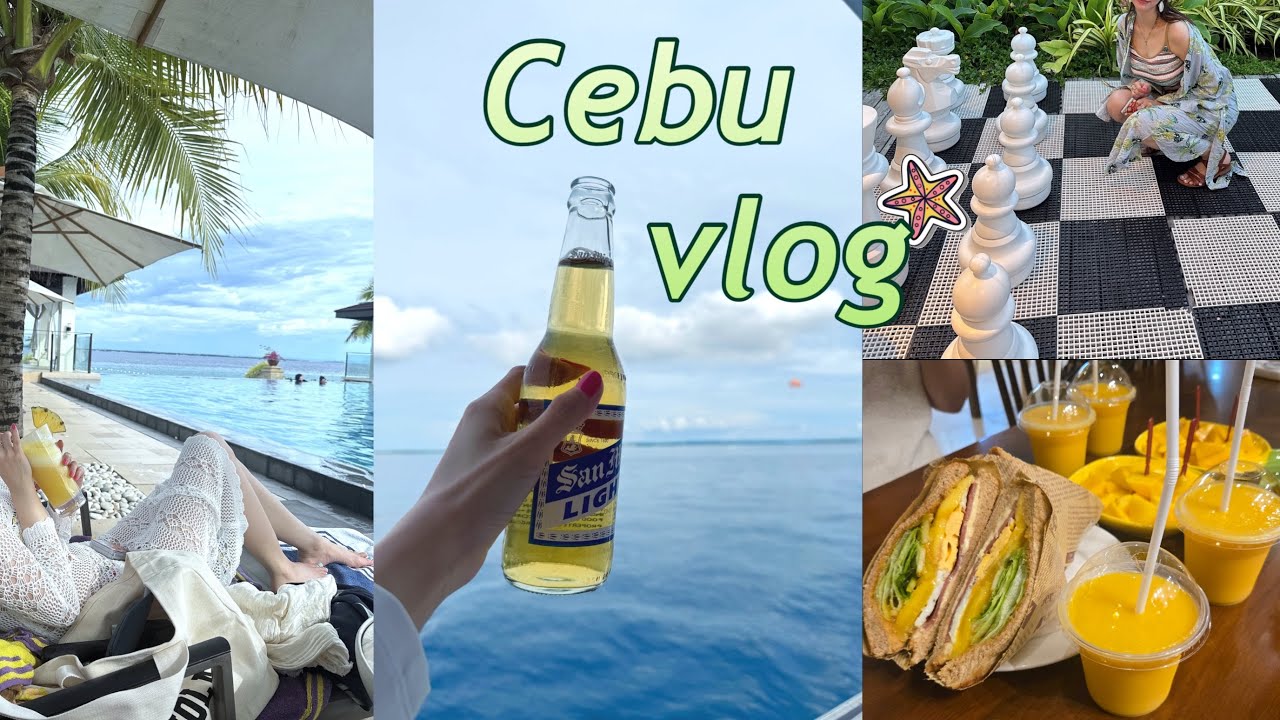 CebuVlog | 세부🌴여행 | 크림슨리조트🌺 / 막탄세부맛집🦀 / 호핑🧜‍♀️마사지🧖🏻‍♀️