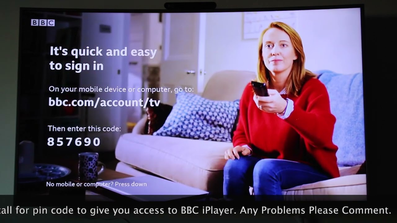 Signing into Individual Apps on Smart Tv's.